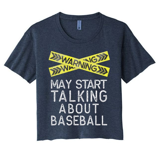 Baseball Lover Tee Baseball Player Crop Top