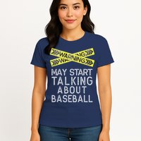 Baseball Lover Tee Baseball Player Womens T-Shirt