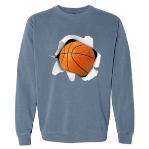 Basketball Lover Tee Ball Garment-Dyed Sweatshirt