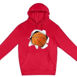 Basketball Lover Tee Ball Premium Pullover Hoodie