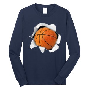 Basketball Lover Tee Ball Long Sleeve Shirt