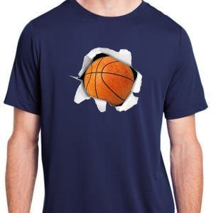 Basketball Lover Tee Ball Adult ChromaSoft Performance T-Shirt