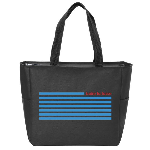 Boire La Tasse Zip Tote Bag