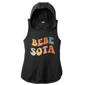 Bebesota Latina Trendy Conejo Malo Ladies PosiCharge Tri-Blend Wicking Draft Hoodie Tank