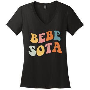 Bebesota Latina Trendy Conejo Malo Women's V-Neck T-Shirt