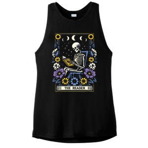 Book Lover Tarot Card The Reader Mystic Funny Ladies PosiCharge Tri-Blend Wicking Tank