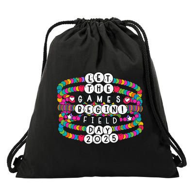 Bracelet Let The Games Begin Field Day 2025 Teacher Student Drawstring Bag