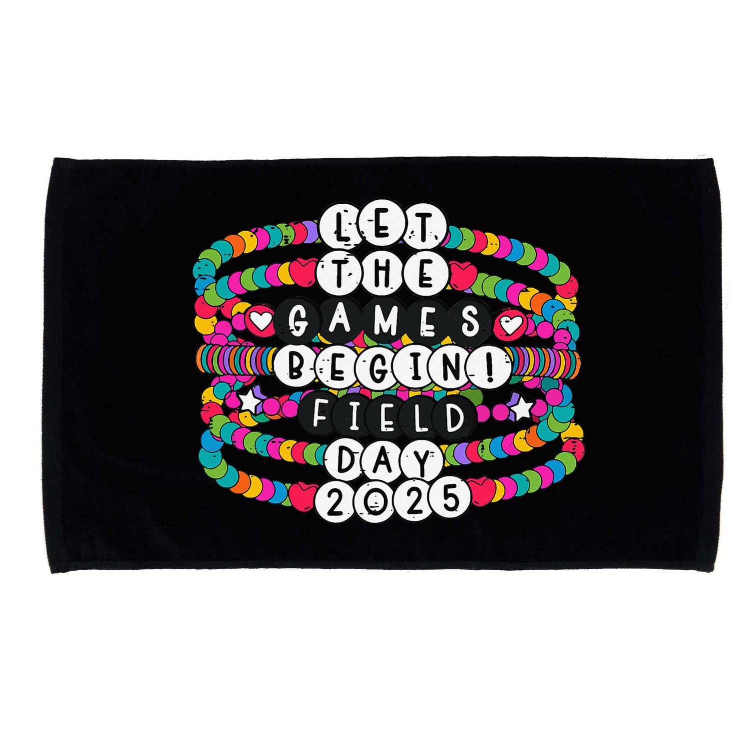 Bracelet Let The Games Begin Field Day 2025 Teacher Student Microfiber Hand Towel