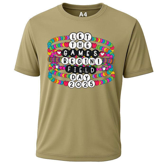 Bracelet Let The Games Begin Field Day 2025 Teacher Student Cooling Performance Crew T-Shirt
