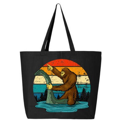 Bigfoot Lover Tee Retro Mythical Creatures 25L Jumbo Tote