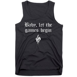 Baby, Let The Games Begin Tank Top