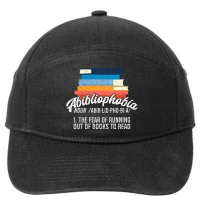 Book Lover T Book Lover Gift Reading Lover 7-Panel Snapback Hat