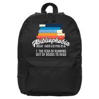 Book Lover T Book Lover Gift Reading Lover 16 in Basic Backpack