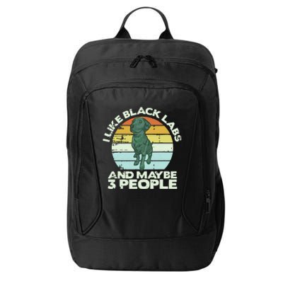 Black Labrador T Dog Lover Tee Black Lab City Backpack