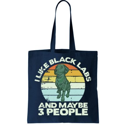 Black Labrador T Dog Lover Tee Black Lab Tote Bag