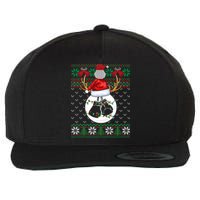 Boxing Lover Ugly Christmas Sweater Funny Xmas Lights Gift Wool Snapback Cap