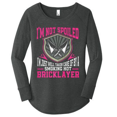 Brick Layer Union Bricklayer Girlfriend Bricklayer Wife Women's Perfect Tri Tunic Long Sleeve Shirt