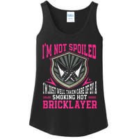 Brick Layer Union Bricklayer Girlfriend Bricklayer Wife Ladies Essential Tank