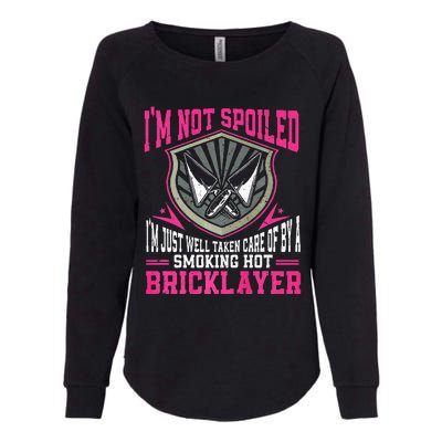 Brick Layer Union Bricklayer Girlfriend Bricklayer Wife Womens California Wash Sweatshirt