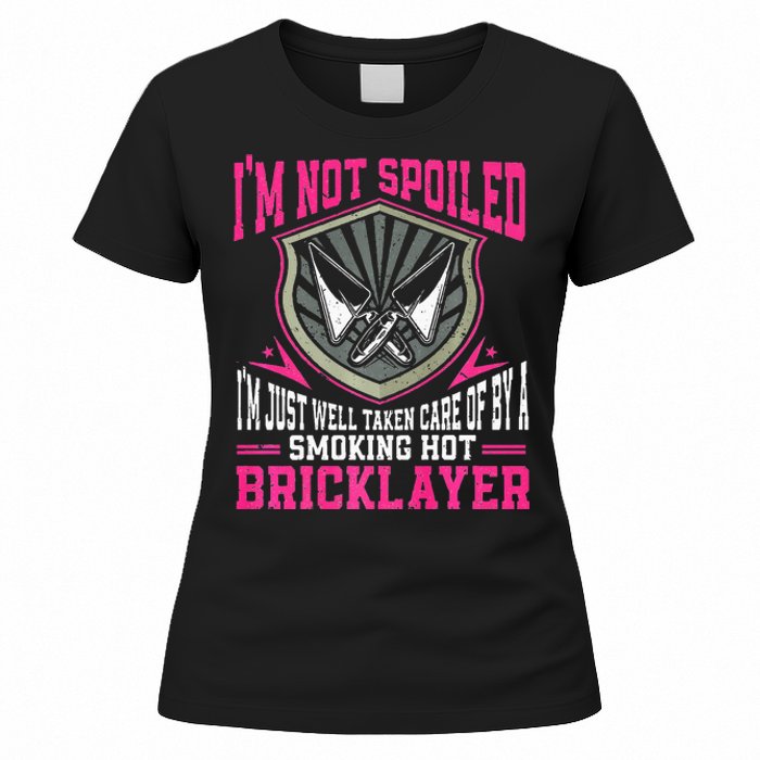 Brick Layer Union Bricklayer Girlfriend Bricklayer Wife Women's T-Shirt