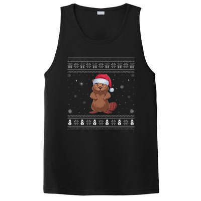 Beaver Loverssanta Ugly Xmas Sweater PosiCharge Competitor Tank