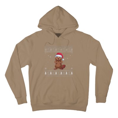 Beaver Loverssanta Ugly Xmas Sweater Hoodie