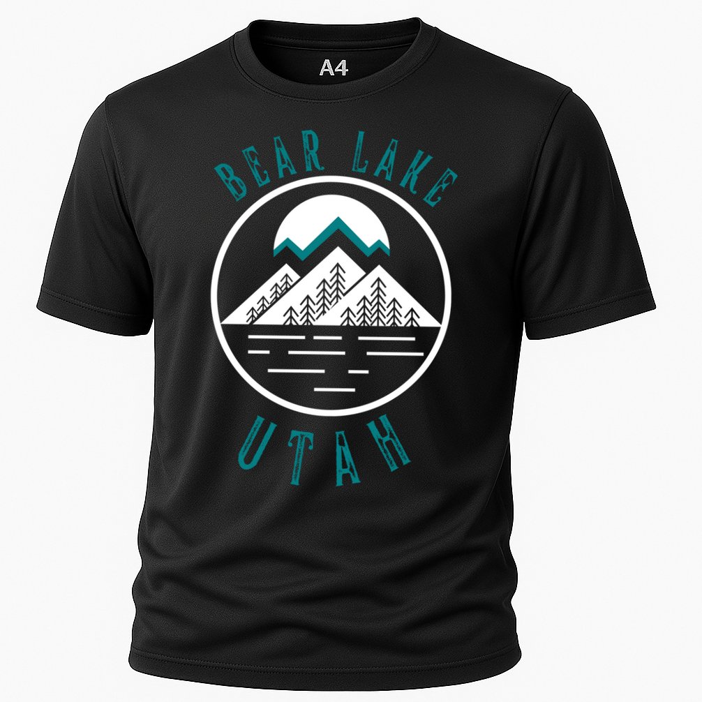 Bear Lake Utah Mountain Skiing Hiking Fishing Boating Meaningful Gift Cooling Performance Crew T-Shirt