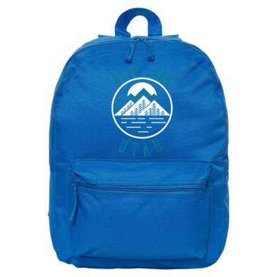 Bear Lake Utah Mountain Skiing Hiking Fishing Boating Meaningful Gift 16 in Basic Backpack