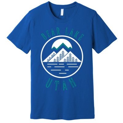 Bear Lake Utah Mountain Skiing Hiking Fishing Boating Meaningful Gift Premium T-Shirt