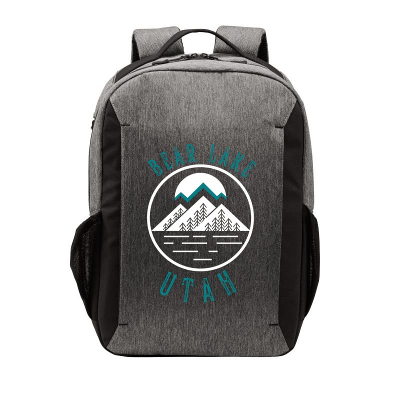 Bear Lake Utah Mountain Skiing Hiking Fishing Boating Meaningful Gift Vector Backpack