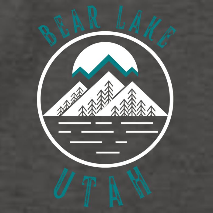 Bear Lake Utah Mountain Skiing Hiking Fishing Boating Meaningful Gift Vector Backpack