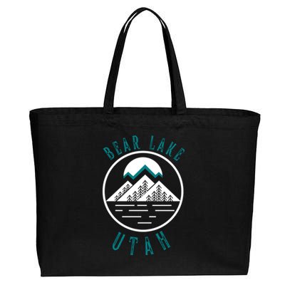 Bear Lake Utah Mountain Skiing Hiking Fishing Boating Meaningful Gift Cotton Canvas Jumbo Tote