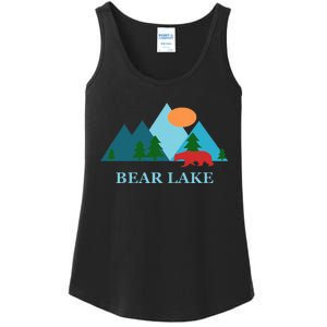 Bear Lake Utah And Idaho Vacation Souvenir Ladies Essential Tank