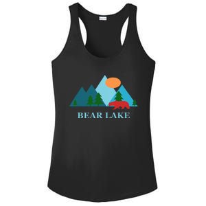 Bear Lake Utah And Idaho Vacation Souvenir Ladies PosiCharge Competitor Racerback Tank