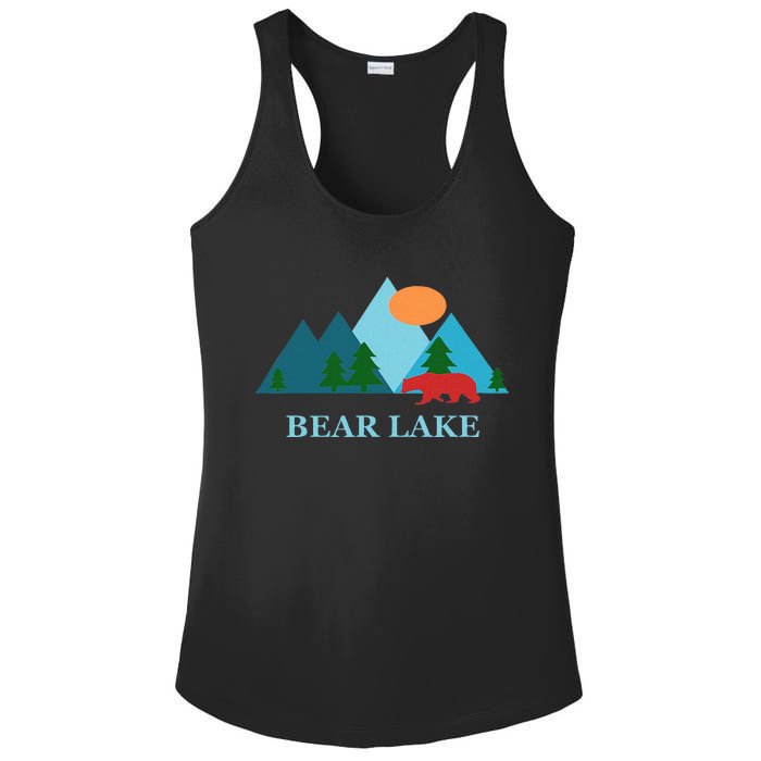 Bear Lake Utah And Idaho Vacation Souvenir Ladies PosiCharge Competitor Racerback Tank