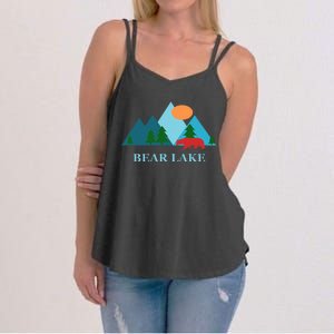 Bear Lake Utah And Idaho Vacation Souvenir Women's Strappy Tank