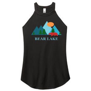 Bear Lake Utah And Idaho Vacation Souvenir Women's Perfect Tri Rocker Tank