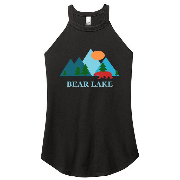 Bear Lake Utah And Idaho Vacation Souvenir Women's Perfect Tri Rocker Tank