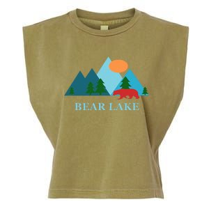 Bear Lake Utah And Idaho Vacation Souvenir Garment-Dyed Women's Muscle Tee