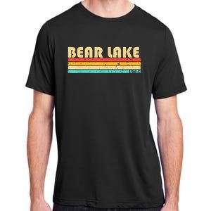 Bear Lake Utah Funny Fishing Camping Summer Adult ChromaSoft Performance T-Shirt