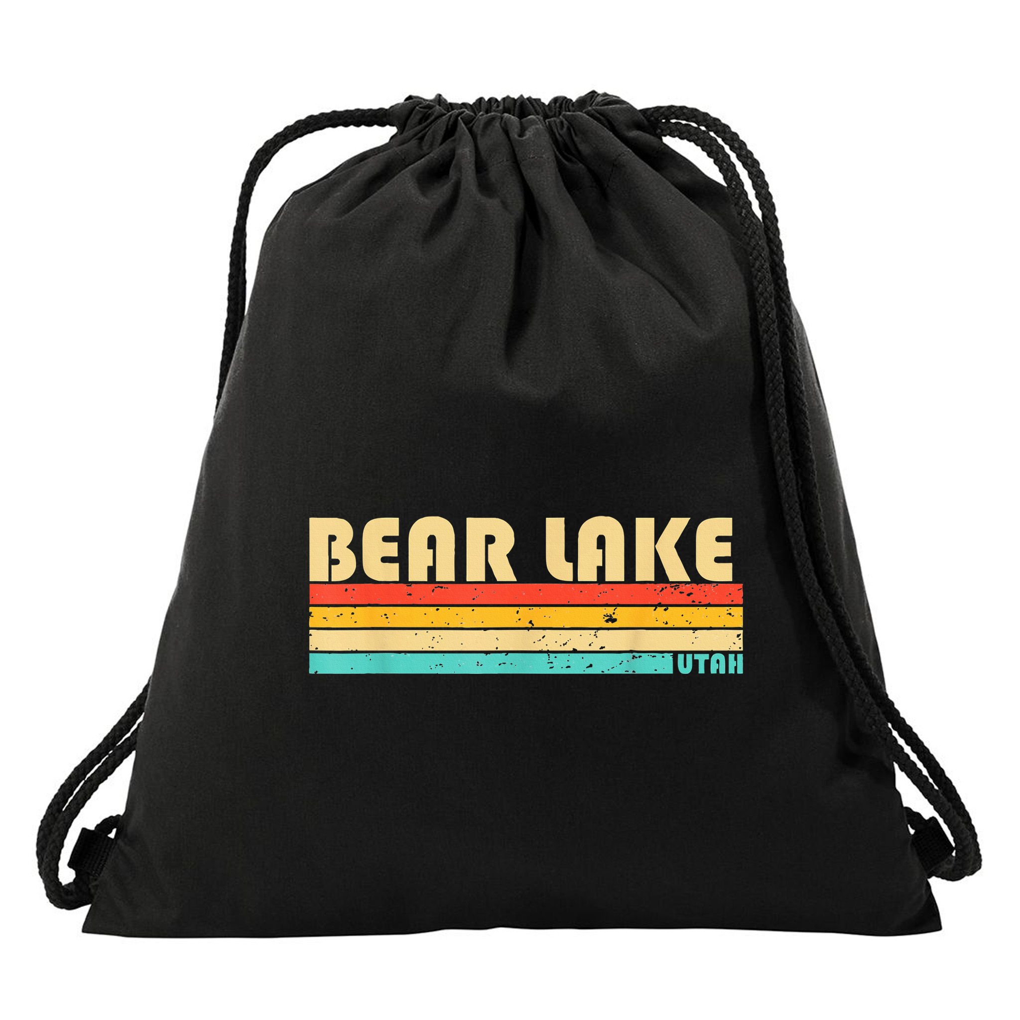 Bear Lake Utah Funny Fishing Camping Summer Drawstring Bag