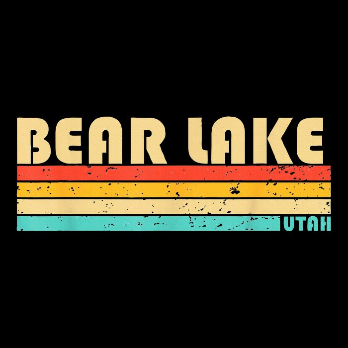 Bear Lake Utah Funny Fishing Camping Summer Drawstring Bag