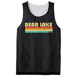 Bear Lake Utah Funny Fishing Camping Summer Mesh Reversible Basketball Jersey Tank