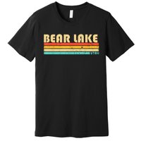 Bear Lake Utah Funny Fishing Camping Summer Premium T-Shirt