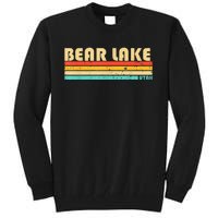 Bear Lake Utah Funny Fishing Camping Summer Tall Sweatshirt