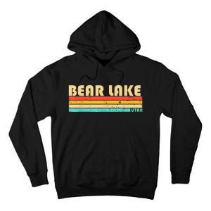 Bear Lake Utah Funny Fishing Camping Summer Tall Hoodie