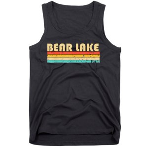 Bear Lake Utah Funny Fishing Camping Summer Tank Top