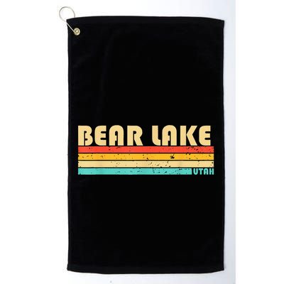 Bear Lake Utah Funny Fishing Camping Summer Golf Towel