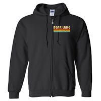 Bear Lake Utah Funny Fishing Camping Summer Full Zip Hoodie