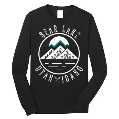 Bear Lake Utah Idaho Camping Boating Long Sleeve Shirt